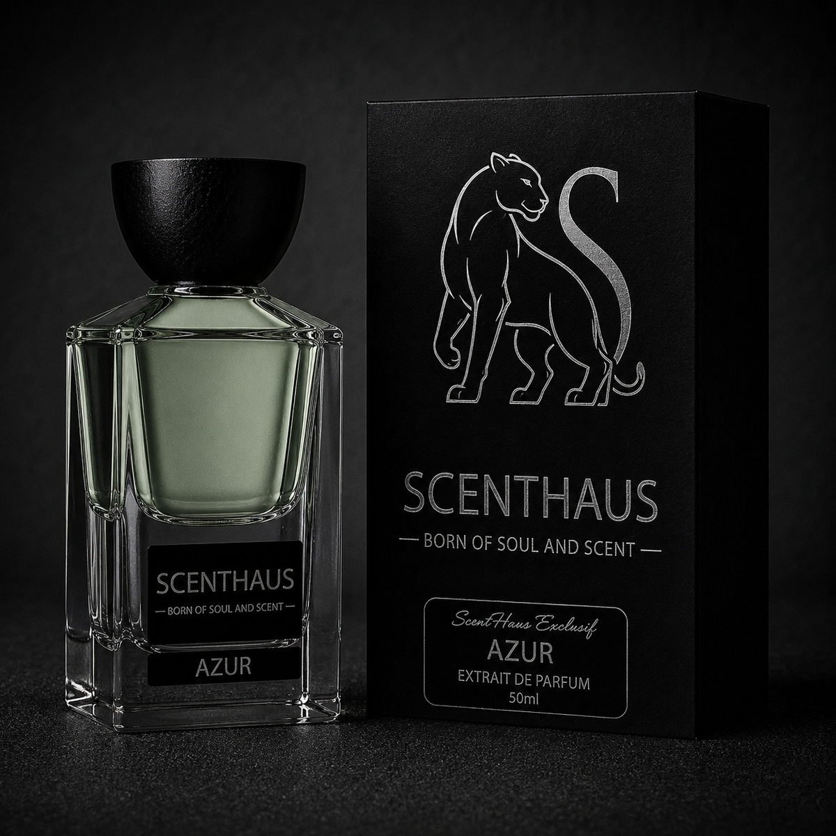 Azur 50ml eau de parfum by Scenthaus — tropical woody floral fragrance